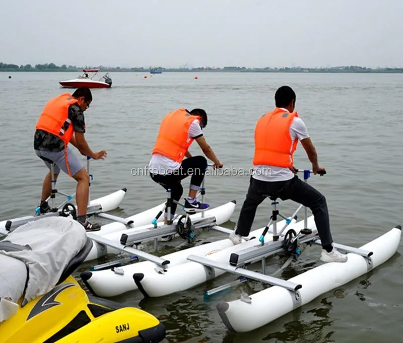 Water Bike 2.8m Catamaran Pedal Boat Frp Fiberglass Fibre Buy Pedal