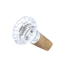 Vintage Crystal Knob Bottle Stoppers With Cork [CBS 326]