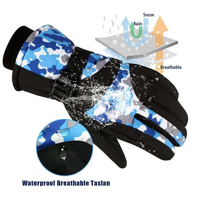 Ski And Snowboard Gloves Fashion Outdoor Free Sample Motorcycle