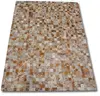 Light Brown Patchwork Cowhide