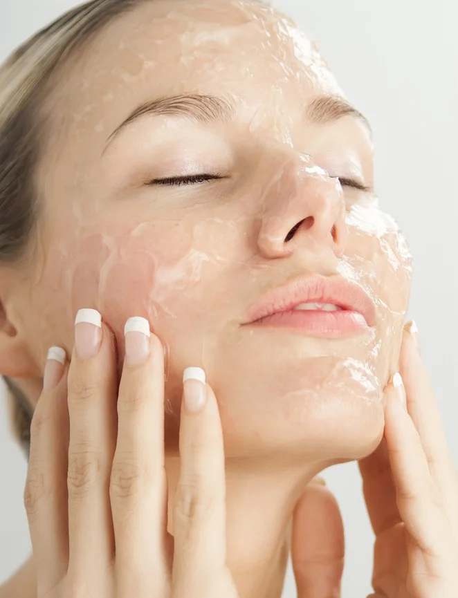 rose gold face skin moisturizing gel jelly mask