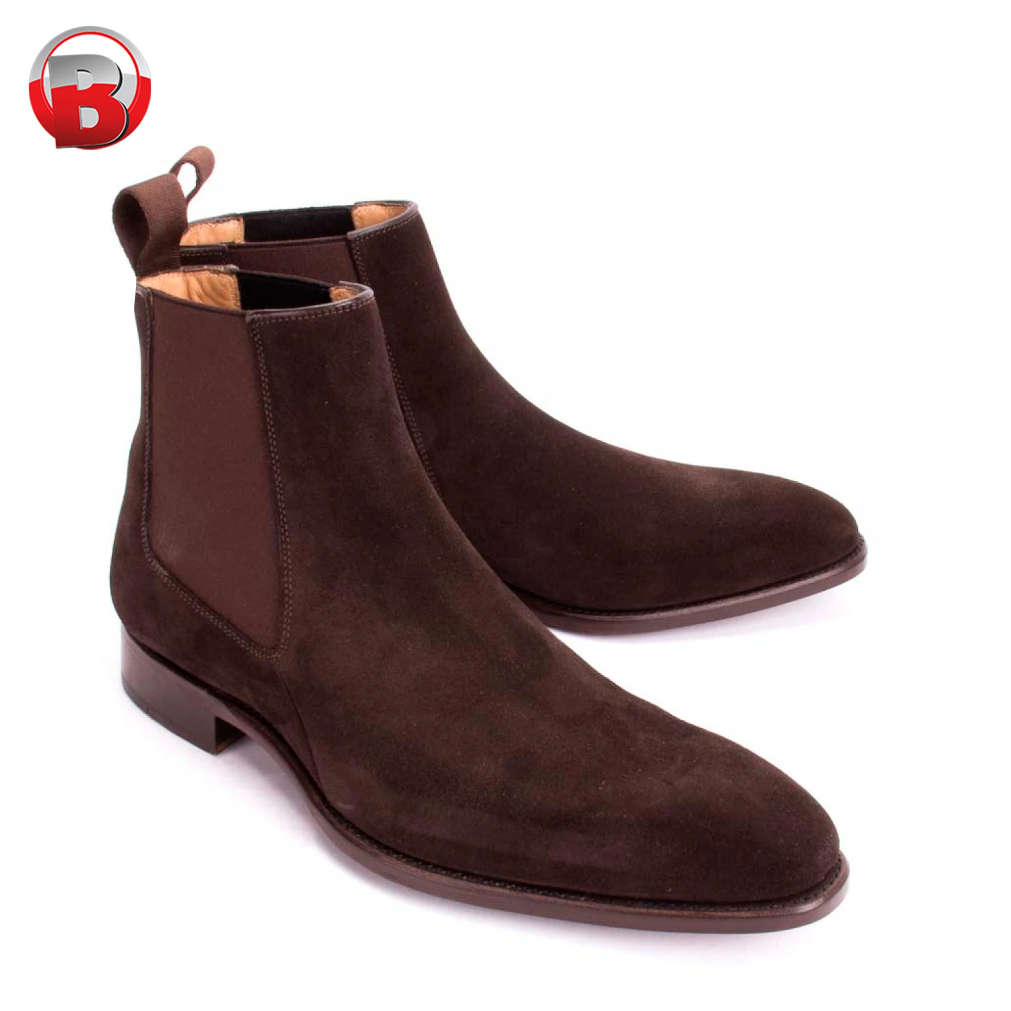 BOTAS CHELSEA EN ANTE MARRÓN |CARMINA