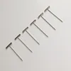 wholesale price and various sizes silver color t shape head stainless steel straight office sewing pin