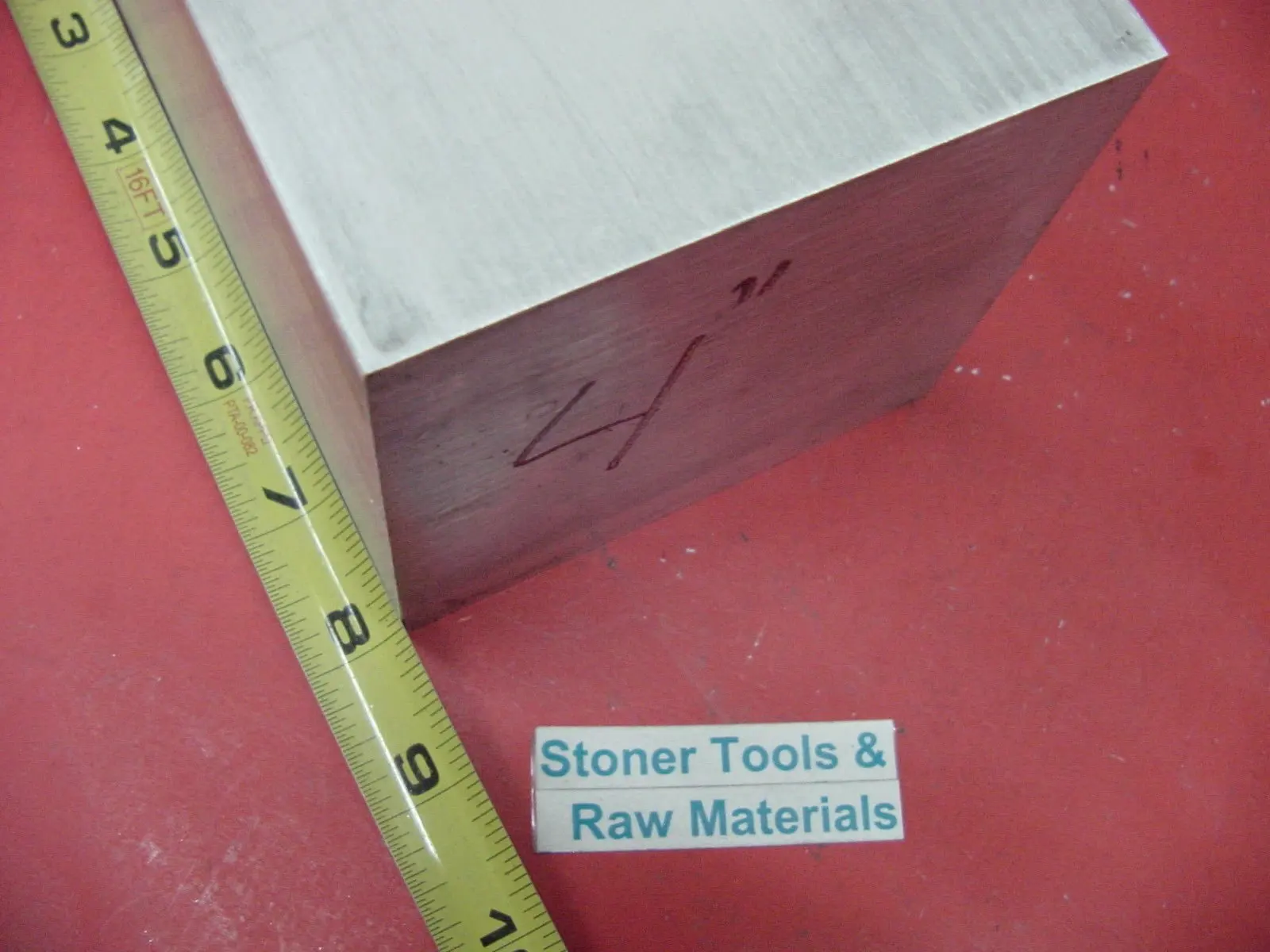 4/" X 4/" ALUMINUM 6061 SQUARE SOLID BAR 24/" long T6511 Flat New Mill Stock