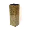IA Crafts Decorative Eggshell Inlaid 100% Vietnamese Lacquer MDF Vase with Rectangular Parallelepiped Shape