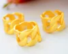 Chain Silver metal Cable gold Unisex Crib Ball Figaro Ring