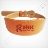 Top Grain Cowhide Weightlifting Gym Fitness Exercise Bodybuilding Leather Workout Training Belts RIK SPORTS GFRS-03-230