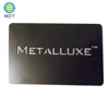 Customized logo printing stainless steel matt black/brushed /mirror metal business cards