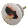 Handmade Multicolor Lady Ceramic Flat Drawer Cabinet Knobs And Handle Knobs KID-127