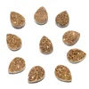 Pear Gold Druzy Cute Gemstone Stone