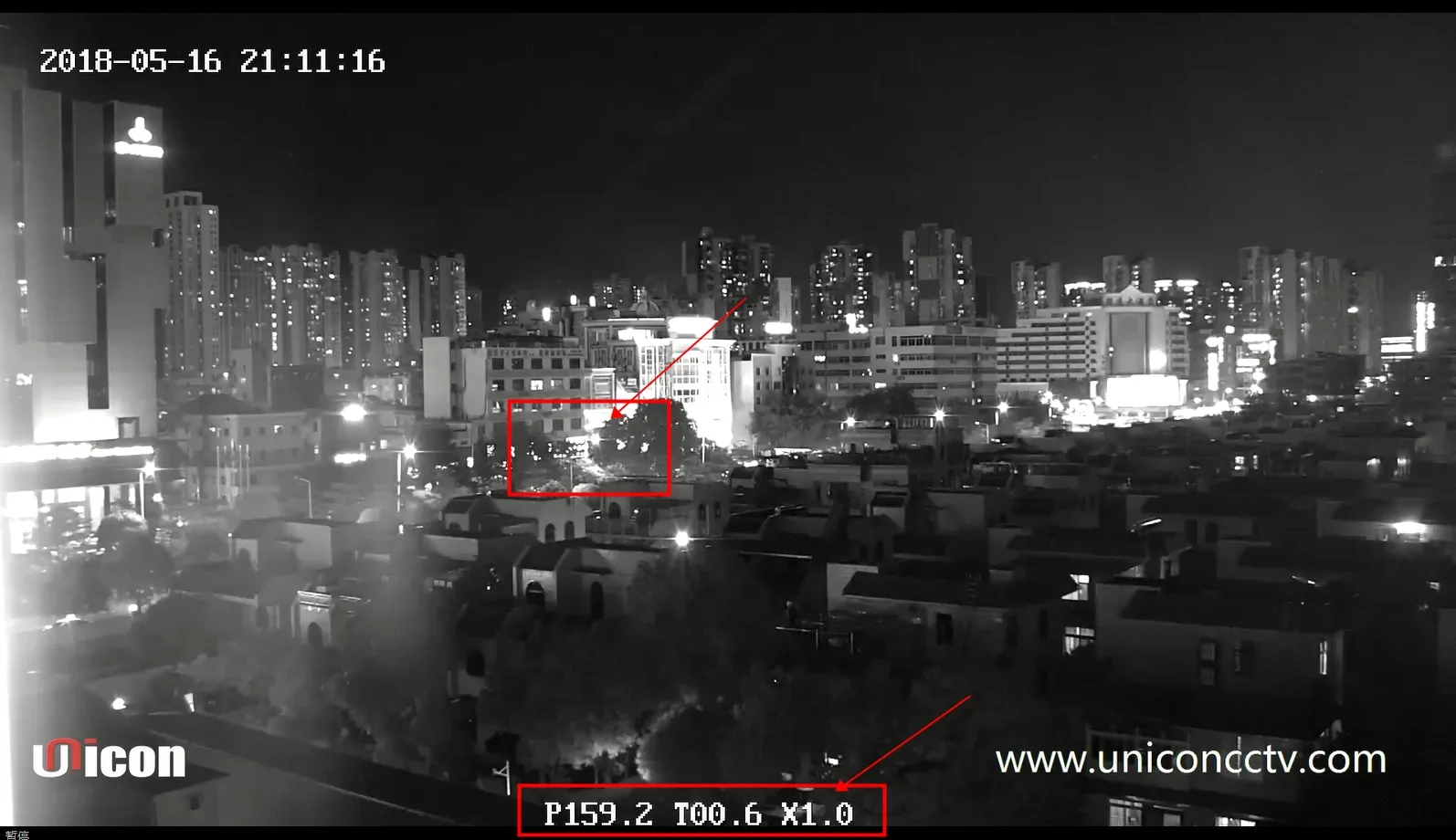 IP PTZ Night vision 1X