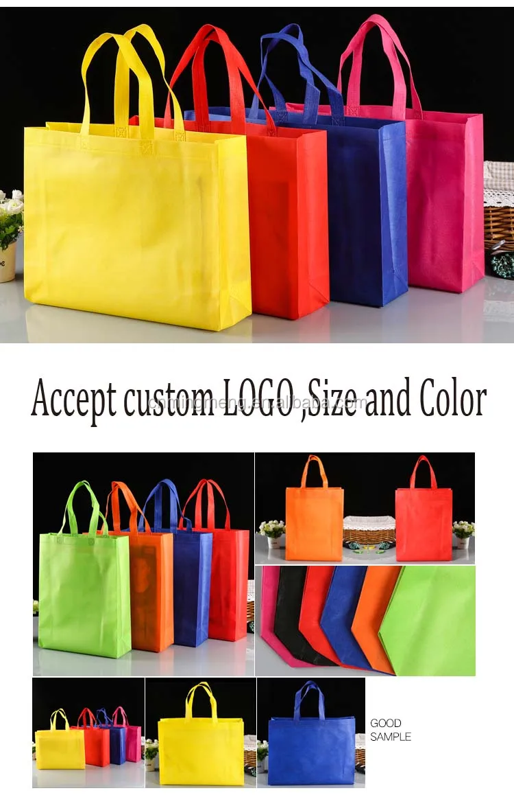 Recycle Foldable Pp Non Woven Fabric Shopping Carry Bag With Die Cut ...