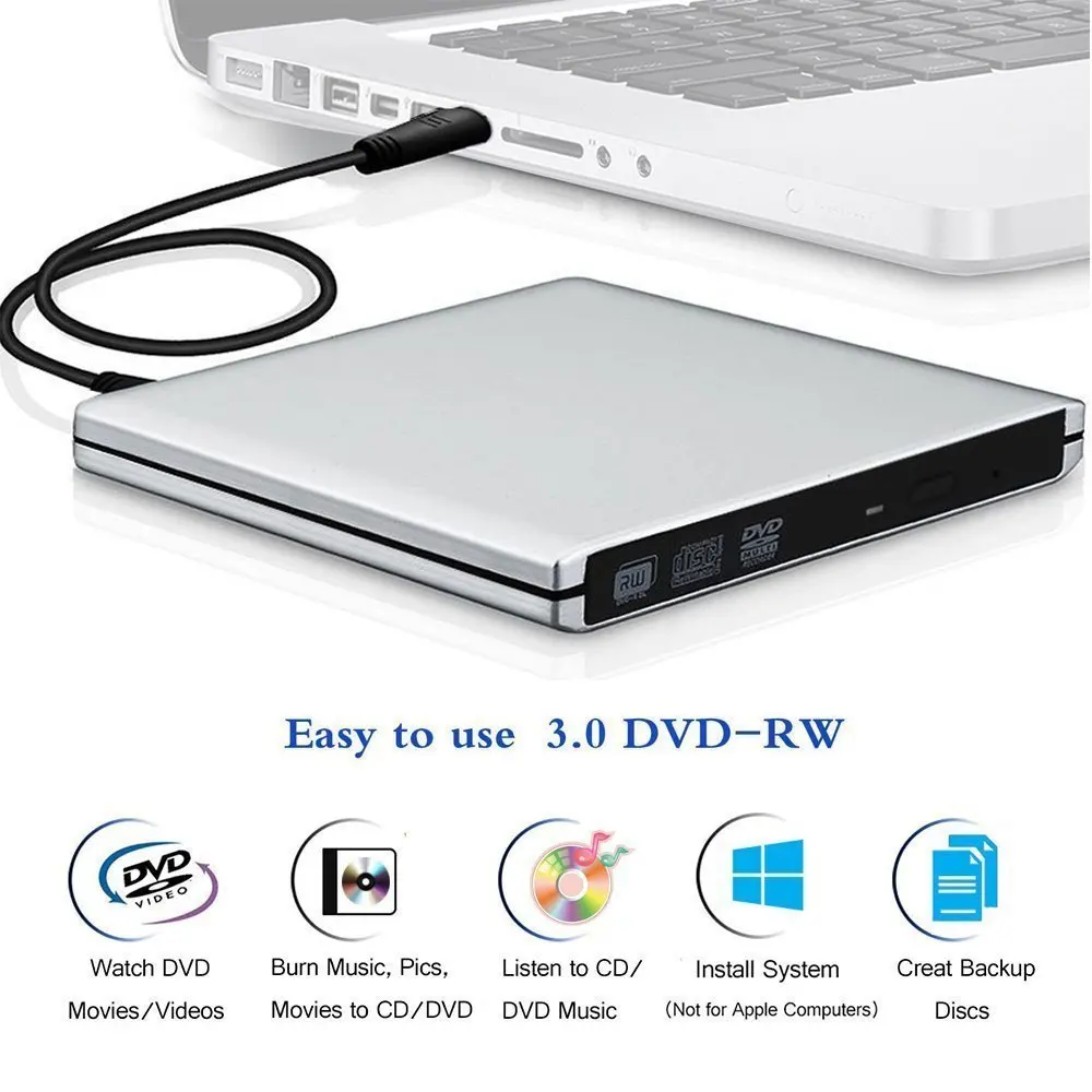 Buy yinenn electronics usb 3.0 external dvd+/-rw drive for mac pro