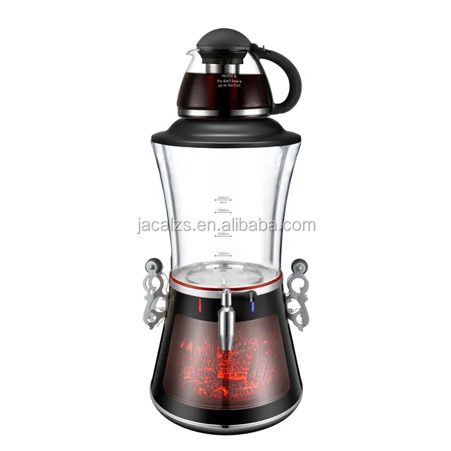Glass Samovar Kettle Boiling Warming Iranian Tea Kettle Fireplace