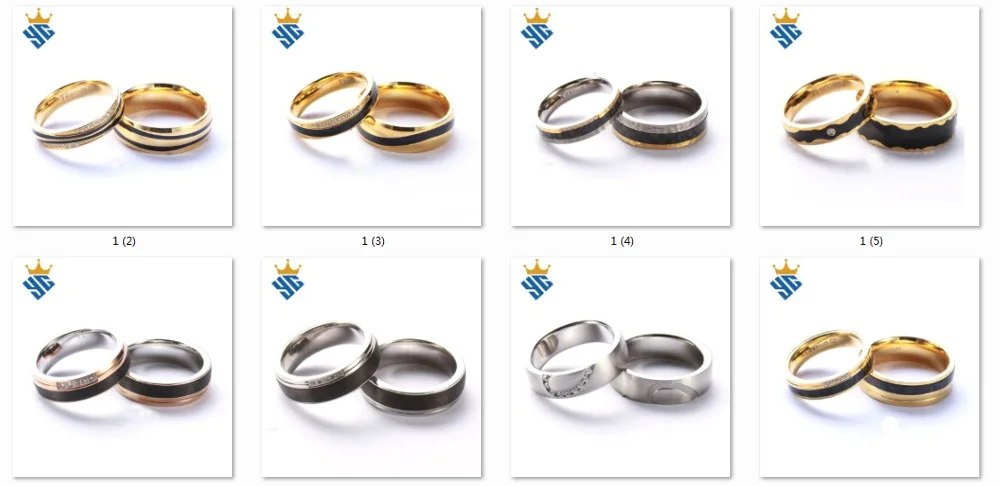High Quality Couple Ring Saudi Arabia Gold Wedding Ring Price - Buy ...