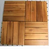 vietnam acacia/teak wood outdoor interlocking plastic base with grid deck tile