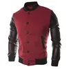 High quality button up jacket China wholesale multi color men cotton polyester bomber jacket