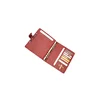 Leather Ring Binder/ Ring Binder With Snap Lock And Six Rings