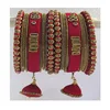 Beautiful Indian velvet Thread Designer Bangles Bracelets and Wedding Bangles