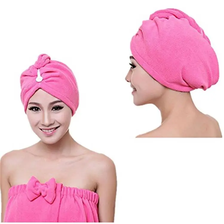 Hair Towel Personalized Head Wrap Towel Microfiber Hair Turban Towel