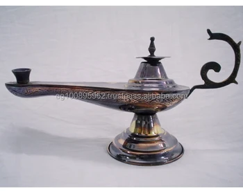 Br94 Oriental Traditional Arabian Handmade Etched Aladdin Br Lamp Br94 Oriental Traditional Arabian Handmade Etched Aladdin Br Lamp