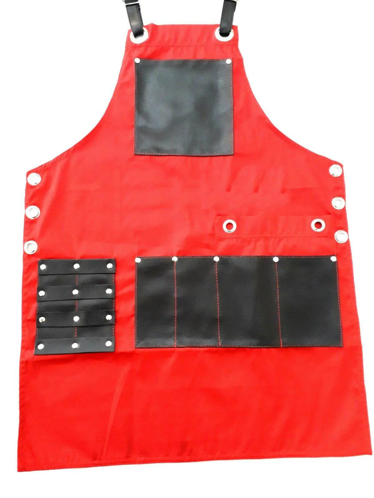 Professional Leather Hairdressing Barber Apron Cape Barber Hairstylist ...