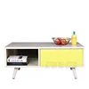 Scandinavian Living Room Furniture Coffee Table With A Drawer And An Open Compartment