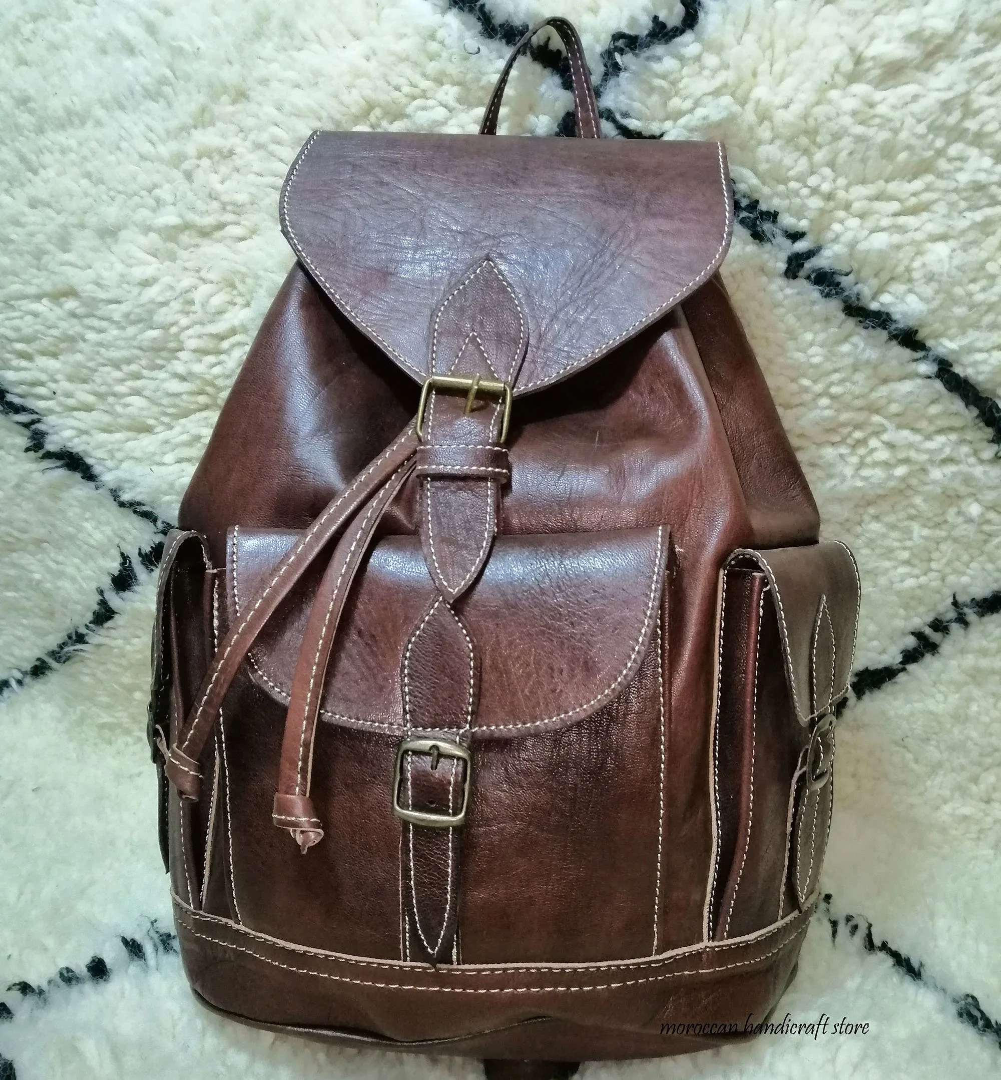 where to buy leather backpack