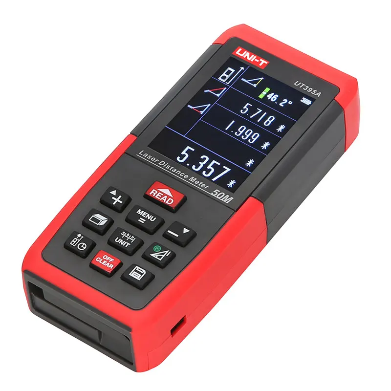 ut395a 50m laser range finder digital distance meter