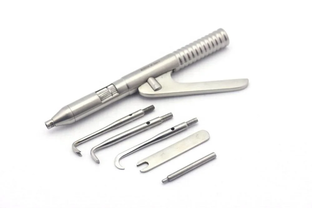 1 Set Dental Automatic Surgical Instruments Crown Remover Gun Dentist