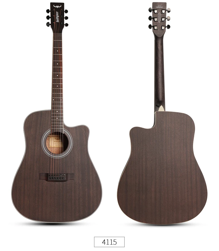 Bullfighter D-4015 Wholesale price Custom Brand Cutway Acoustic Guitar