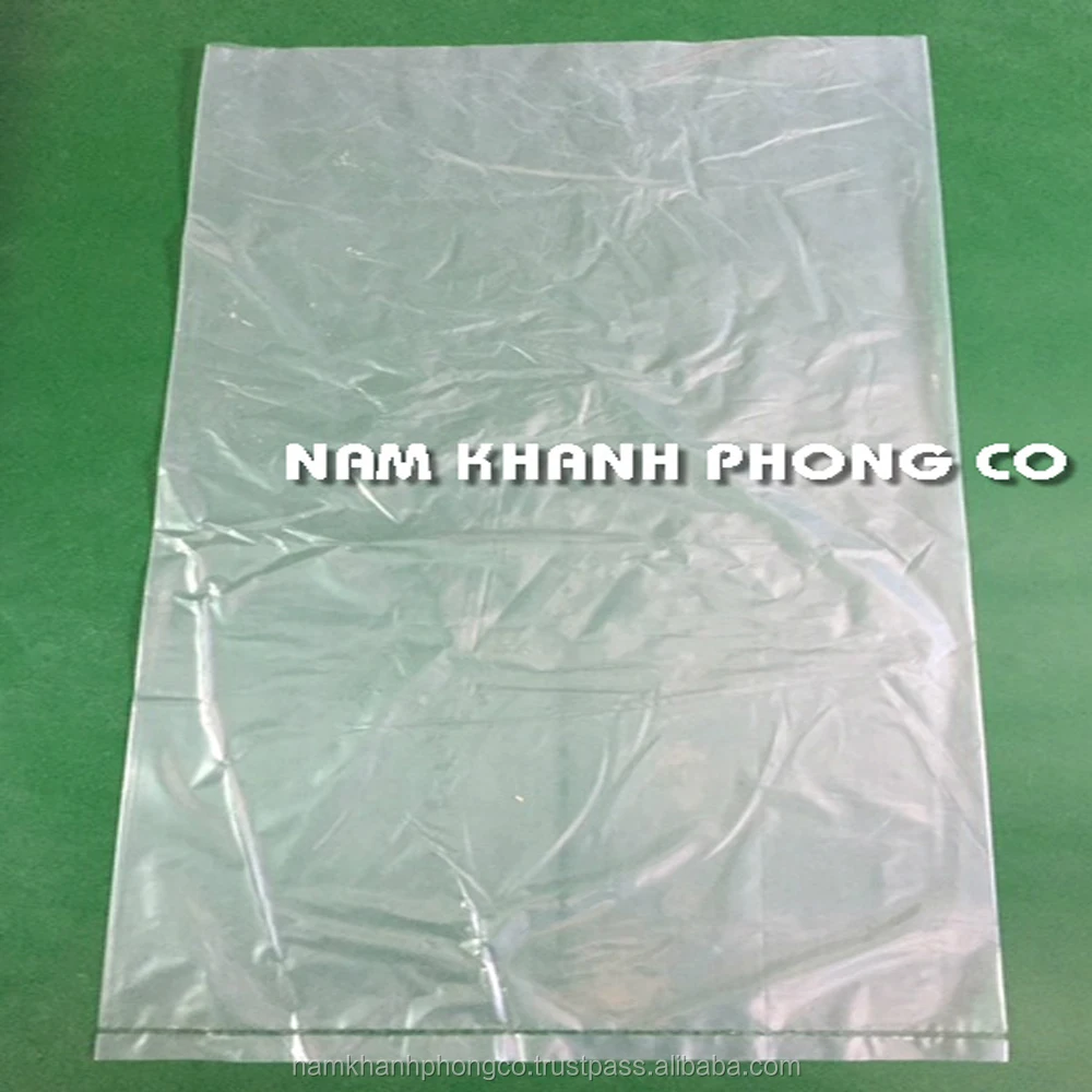 Hdpe Ldpe Clear Packaging Plastic Flat Bags Bag Custom Logo Dry Product On Alibaba
