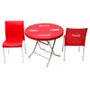 Promotional outdoor picnic table Logo printed for retail fast food