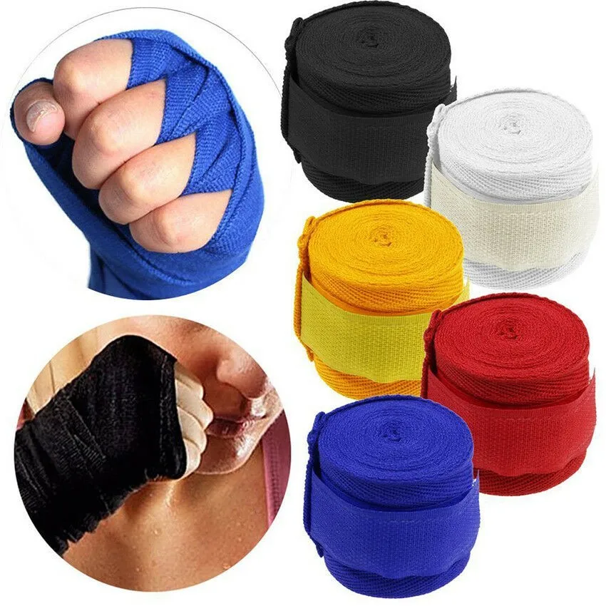 Sfi High Quality Custom Boxing Standard Weave Hand Wraps Blue Gray Very