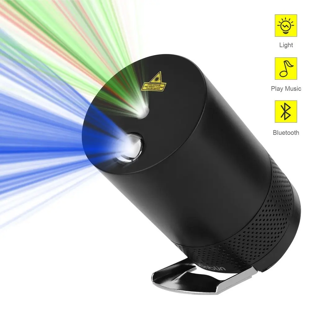 laser light bluetooth speaker