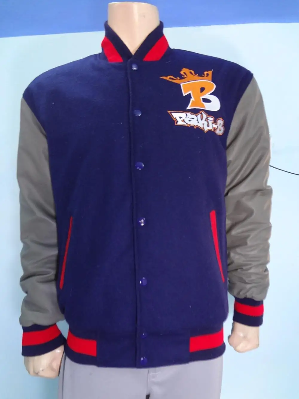 Unisex Men's Womens Earsity Baseball Jacket Casual American Baseball