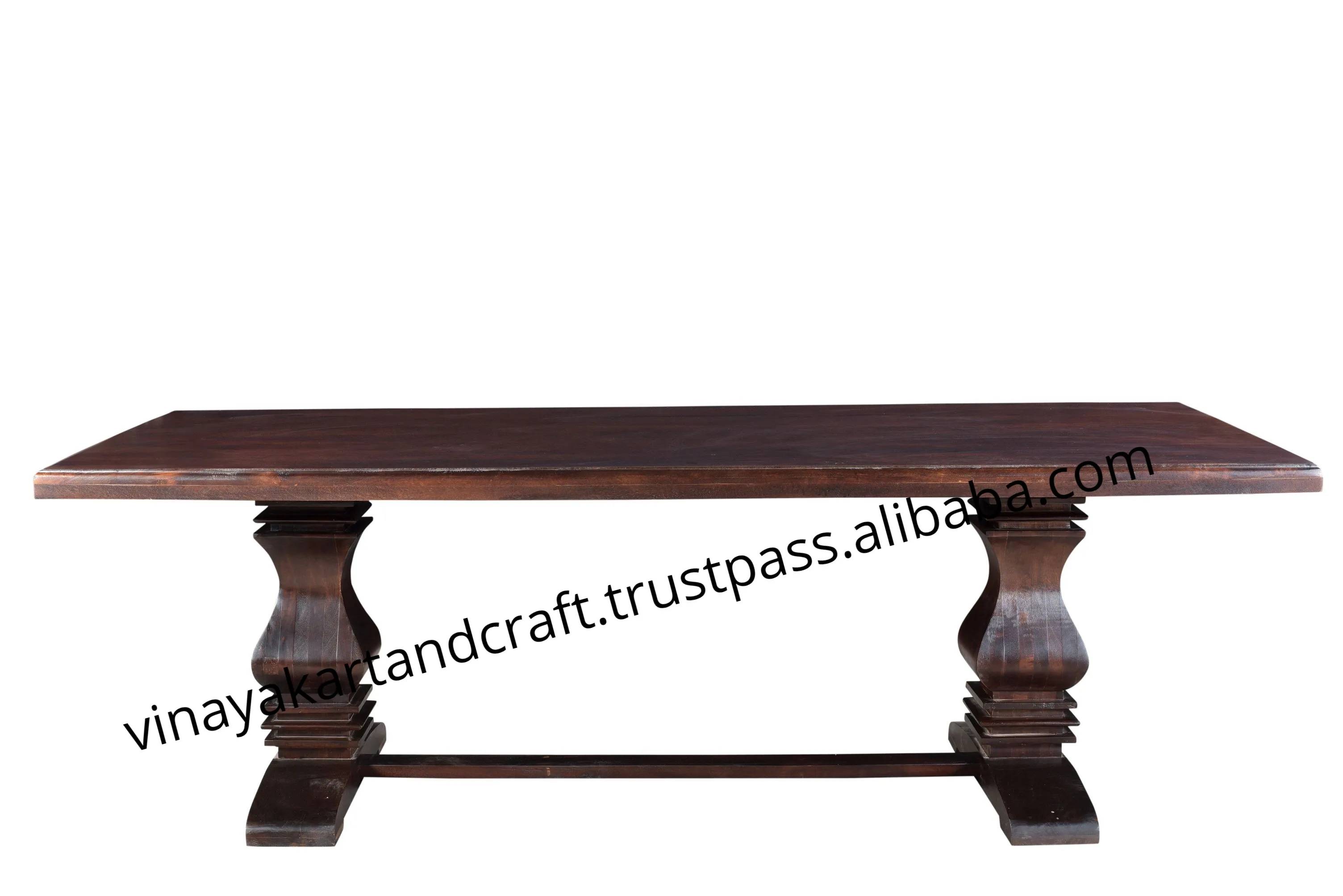 Vintage Industrial Style Dining Table French County Solid Wood Farm