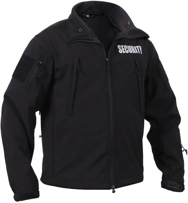High Quality Custom Soft Shell Security Jacket Security Guard Winter