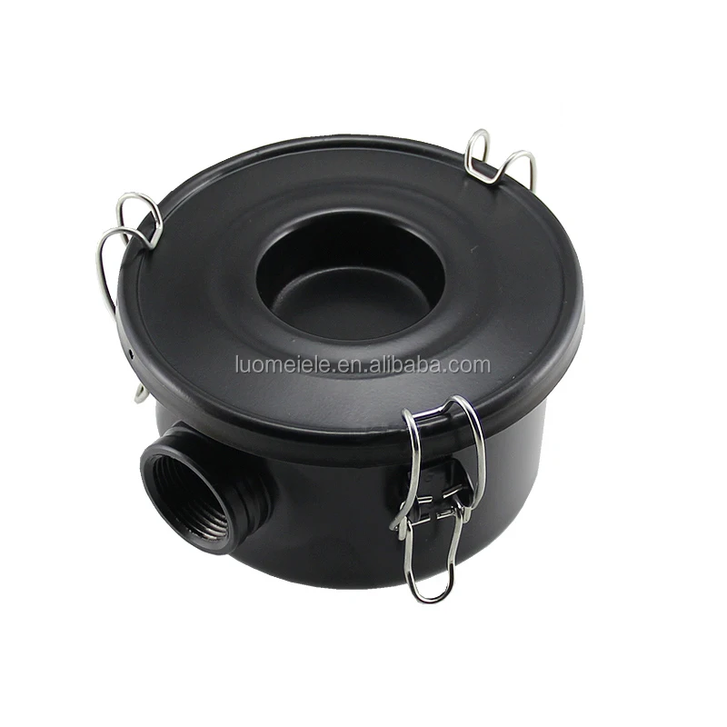 vaccum air ring blower filter vacuum pump inlet air filter barrel bucket air filter for compressors