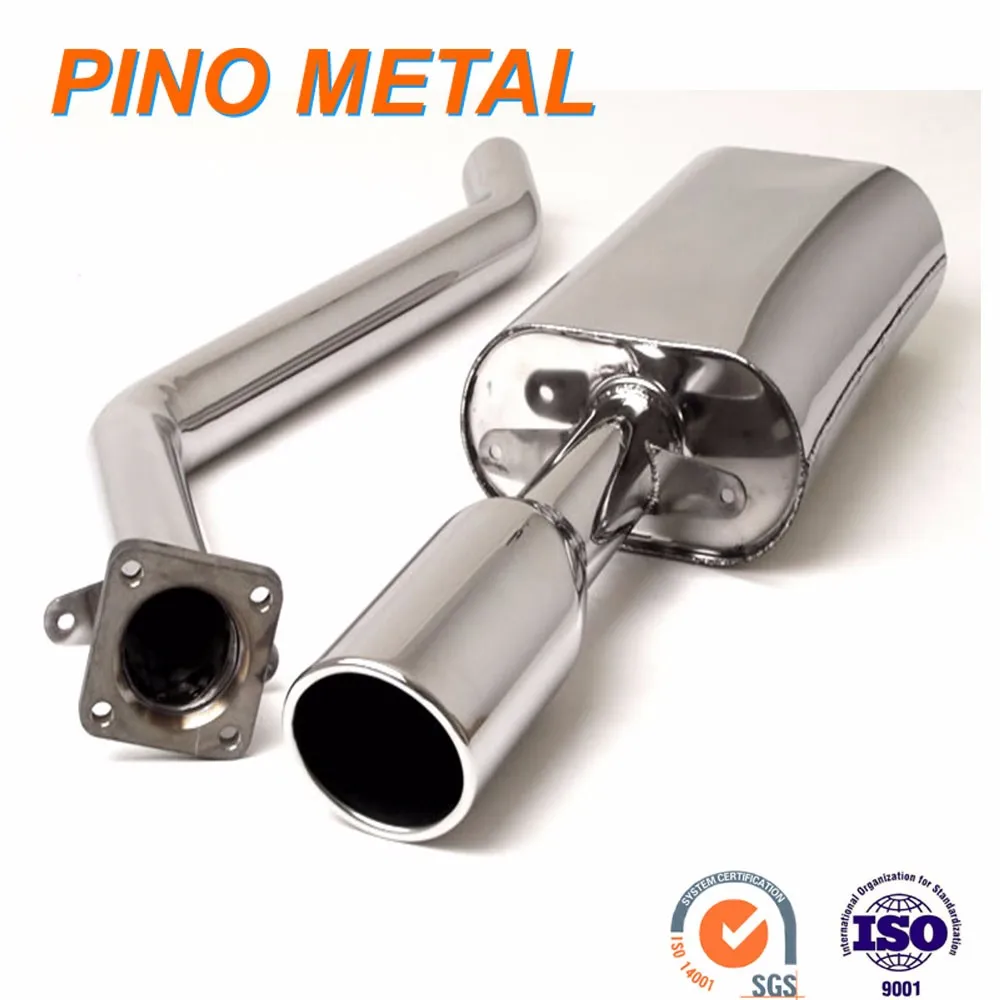 High Performance Stainless Steel Exhaust Muffler For Jeep Wrangler Jk