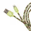 nylon soft cable FORiphone cable mfi,for iphone usb drive,1M,nylon lightningcable FOR apple cable mfi Camouflage Green
