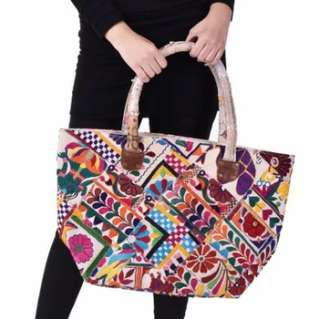 Ethnic Traditional Handbags Indian Embroidered Tote Bags Handmade Ethnic Traditional Handbags Indian Embroidered Tote Bags Handmade Shoulder