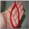 Red Coral Bracelet String Crystal A++ Gemstone Semiprecious Natural Genuine Healing Energy Metaphysical India Asia Confidence