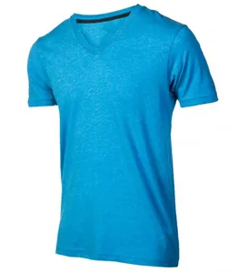 Customized Men's 100% Cotton V neck T Shirt Customized Men's 100% Cotton V neck T Shirt
