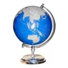 Metal Custom World Map Blue Globe From India