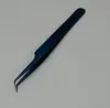 Volume Tweezers 45 Degree Blue plasma coated