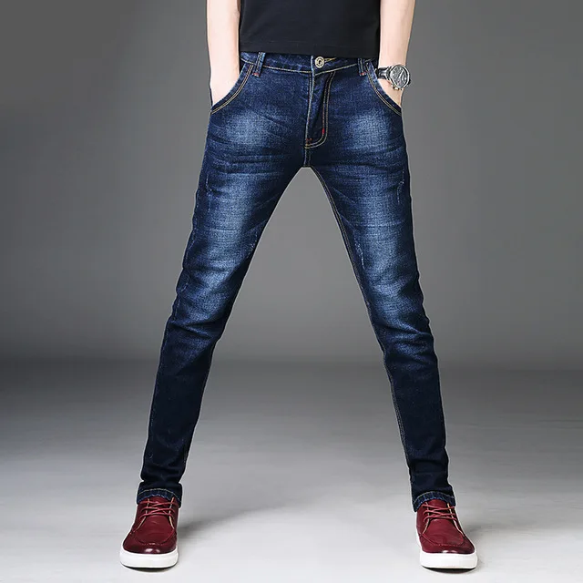 High Elasticity European Style Work Jeans Pants Buy High Elasticity 9023