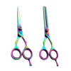 Surgical Rainbow Titanium Multi Color Hair Cutting Barber Scissors Hairdressing Salon Tijeras