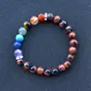 Natural Gem Jewelry 8MM multi crystal available Beads Healing Crystal Stone Bead Bracelet Men Women crystal craft