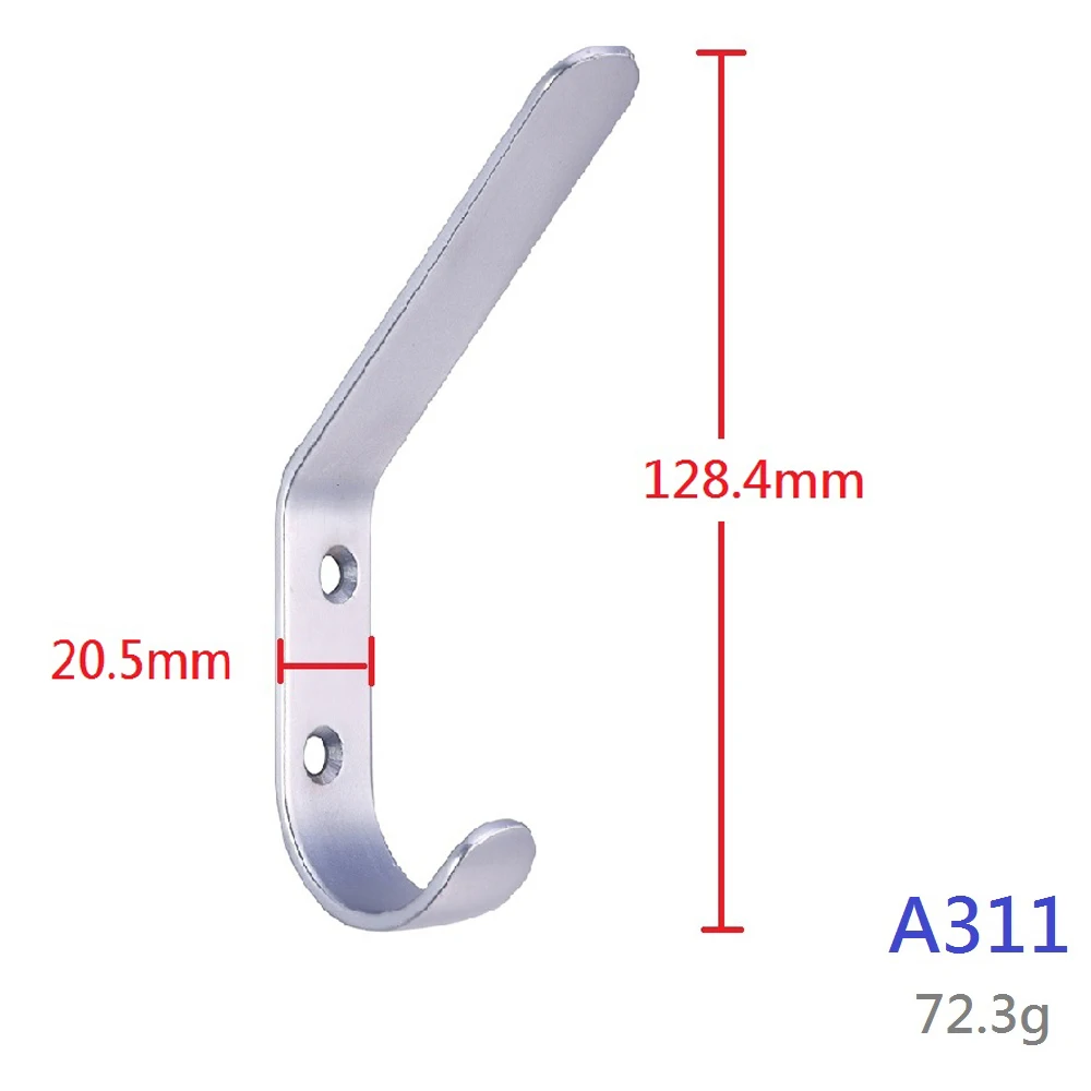 Utility Metal Bag Hook Clothes Hanger Wall Mount